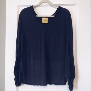 Free People Gray Top